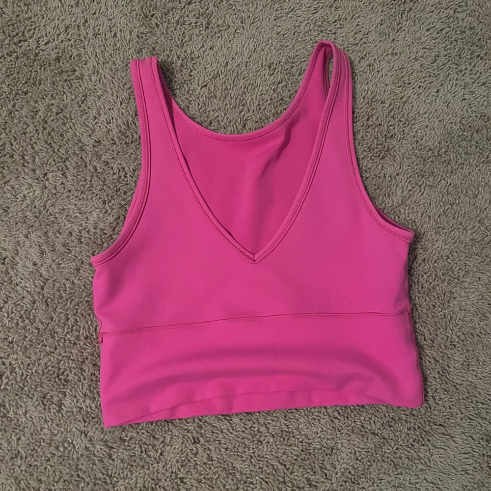 Lululemon athletica Lululemon Power Pivot Cropped Tank Top